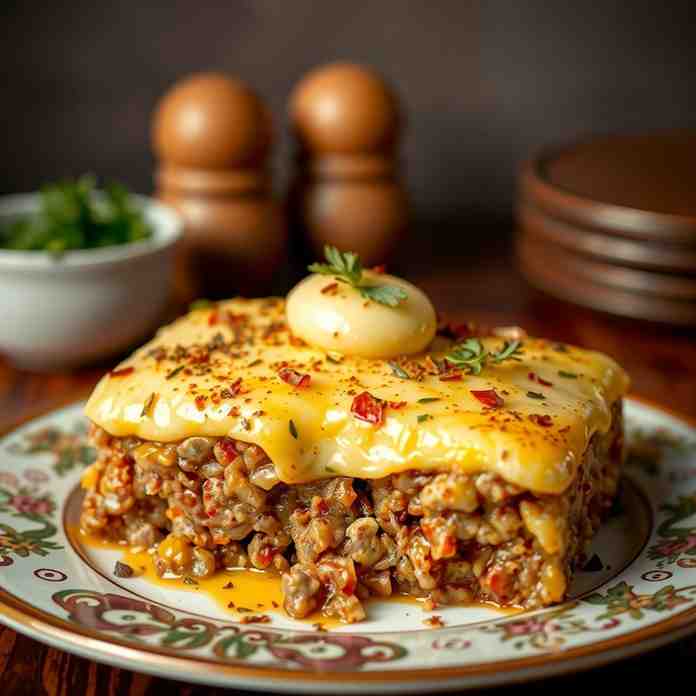 Easy Ground Beef Casserole with Rice - Botswana Bobotie Recipe